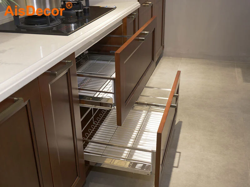 top-selling wood and white kitchen cabinets international trader 6