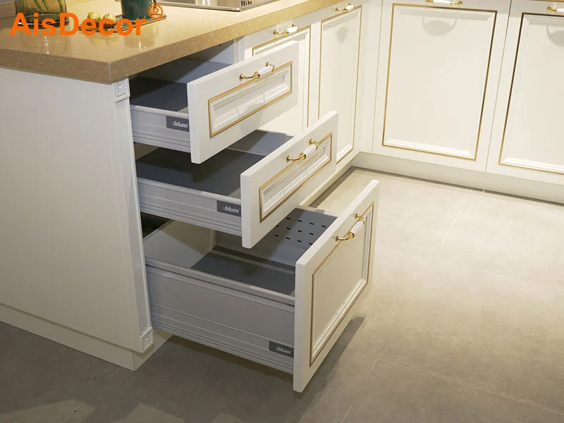 AisDecor reliable cherry wood kitchen cabinets one-stop services 3