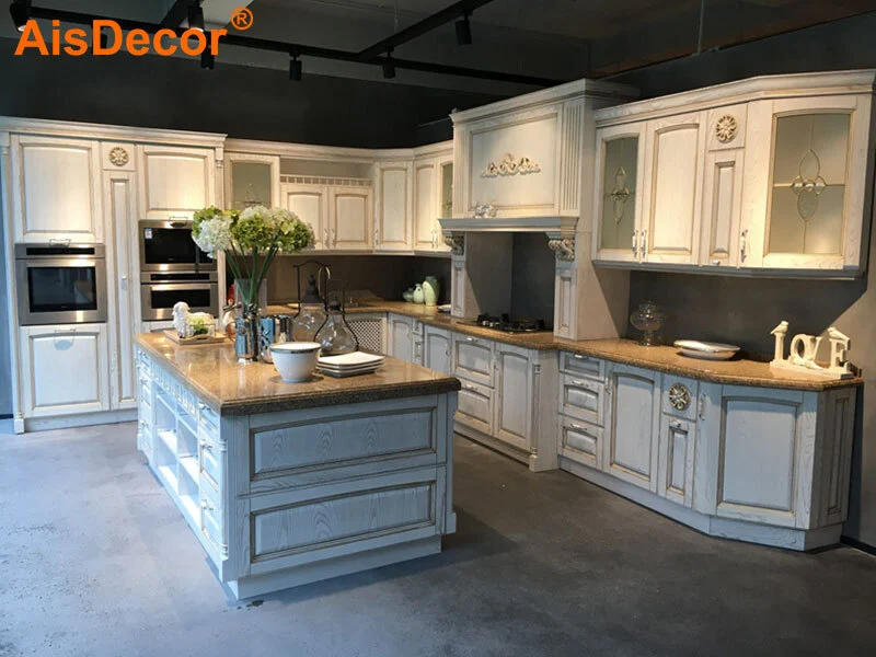 White Oak Golden Line Glass Door Luxury Solid Timber Kitchen 1