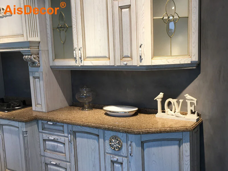 AisDecor new solid wood kitchen cabinet wholesale 4