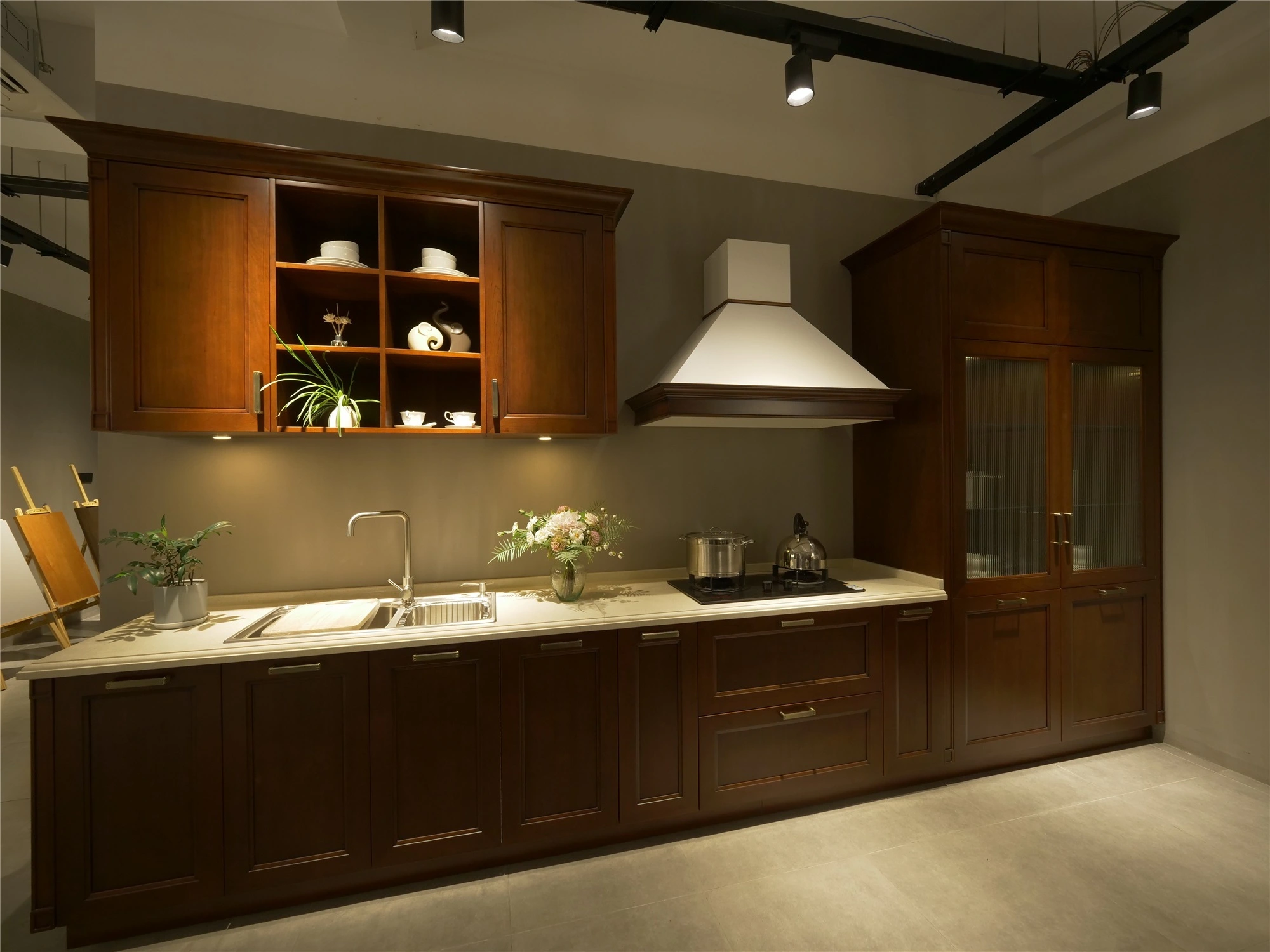 AisDecor cherry wood kitchen cabinets one-stop solutions1 2
