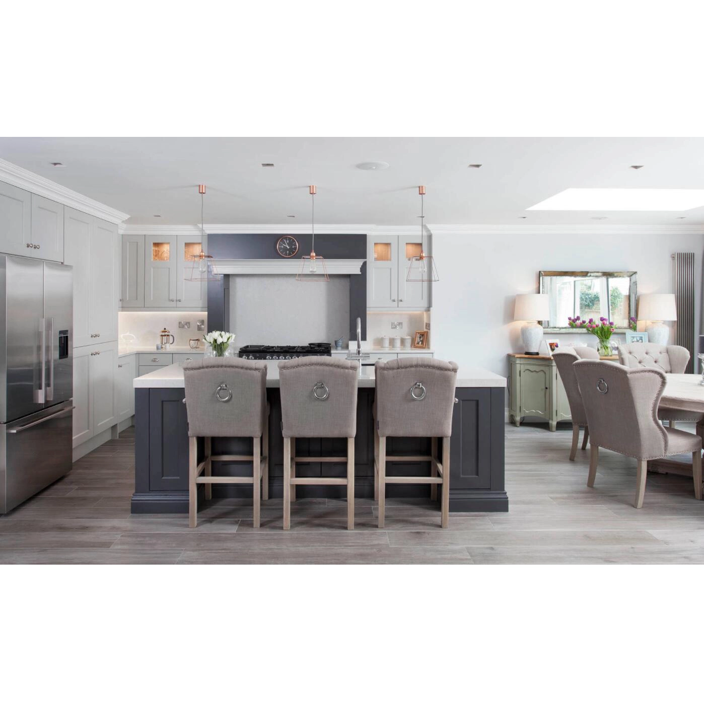 AisDecor new dark wood kitchen cabinets overseas trader 4