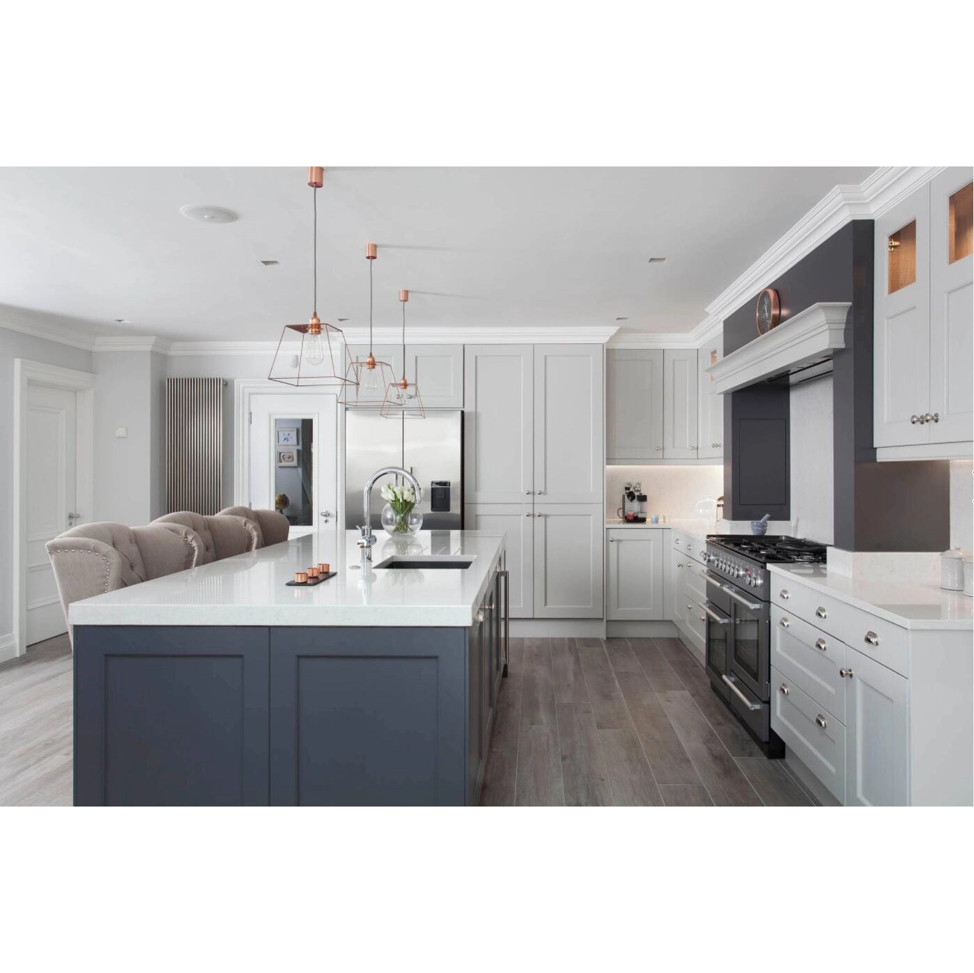 High Quality Custom Design Solid Wood Shaker Kitchen Unit export to Australia 1