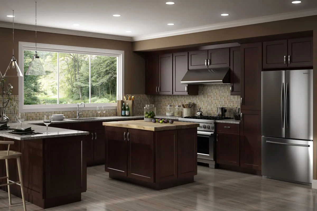 AisDecor custom gray shaker cabinets from China 3