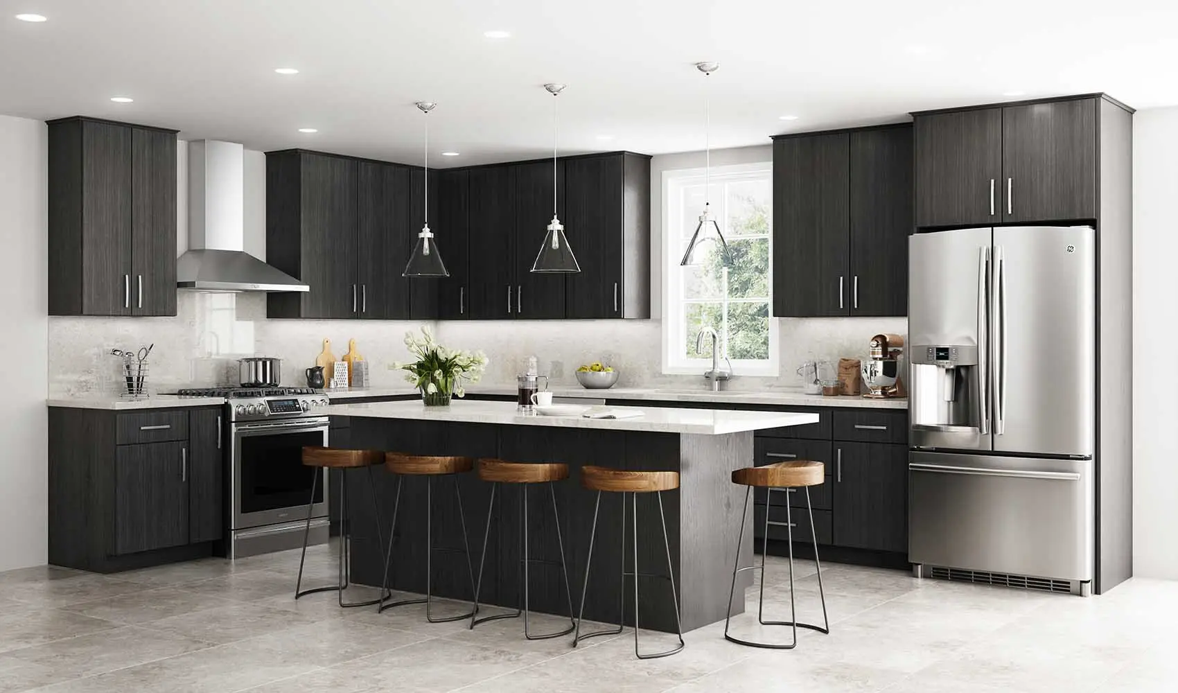 AisDecor cheap laminate kitchen cabinet overseas trader 3