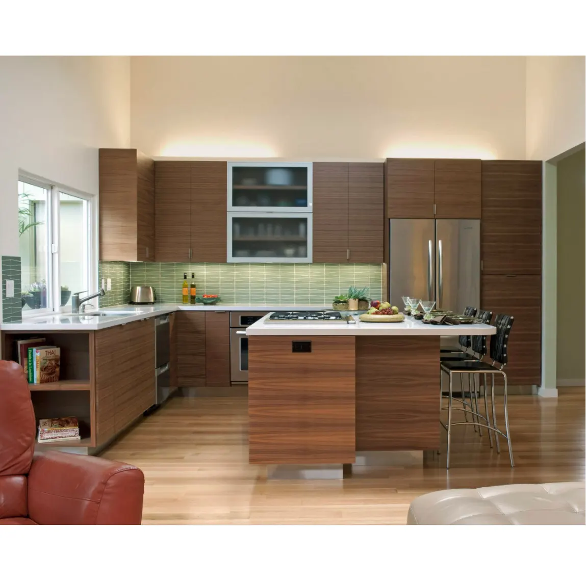 AisDecor cheap laminate kitchen cabinet overseas trader 4