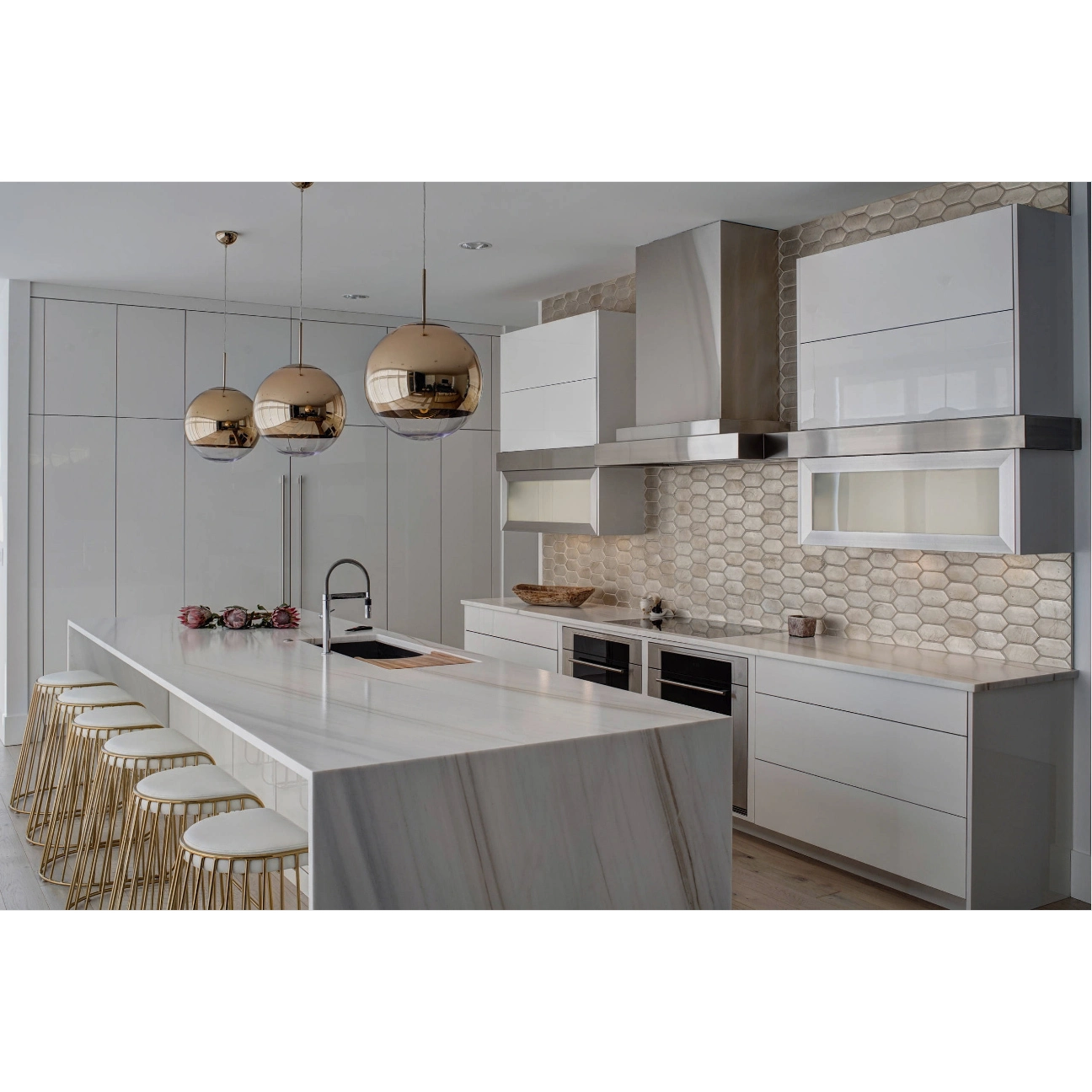 professional white lacquer cabinets supplier 2