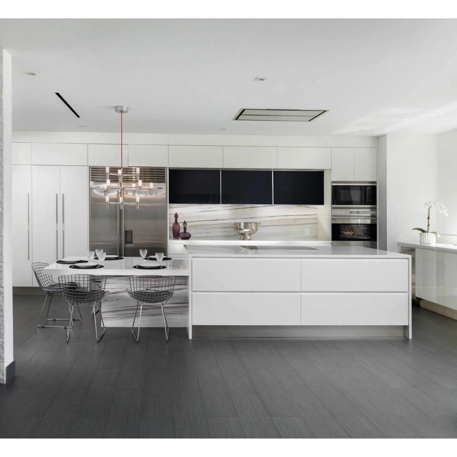 cheap lacquer kitchen cabinet from China 5