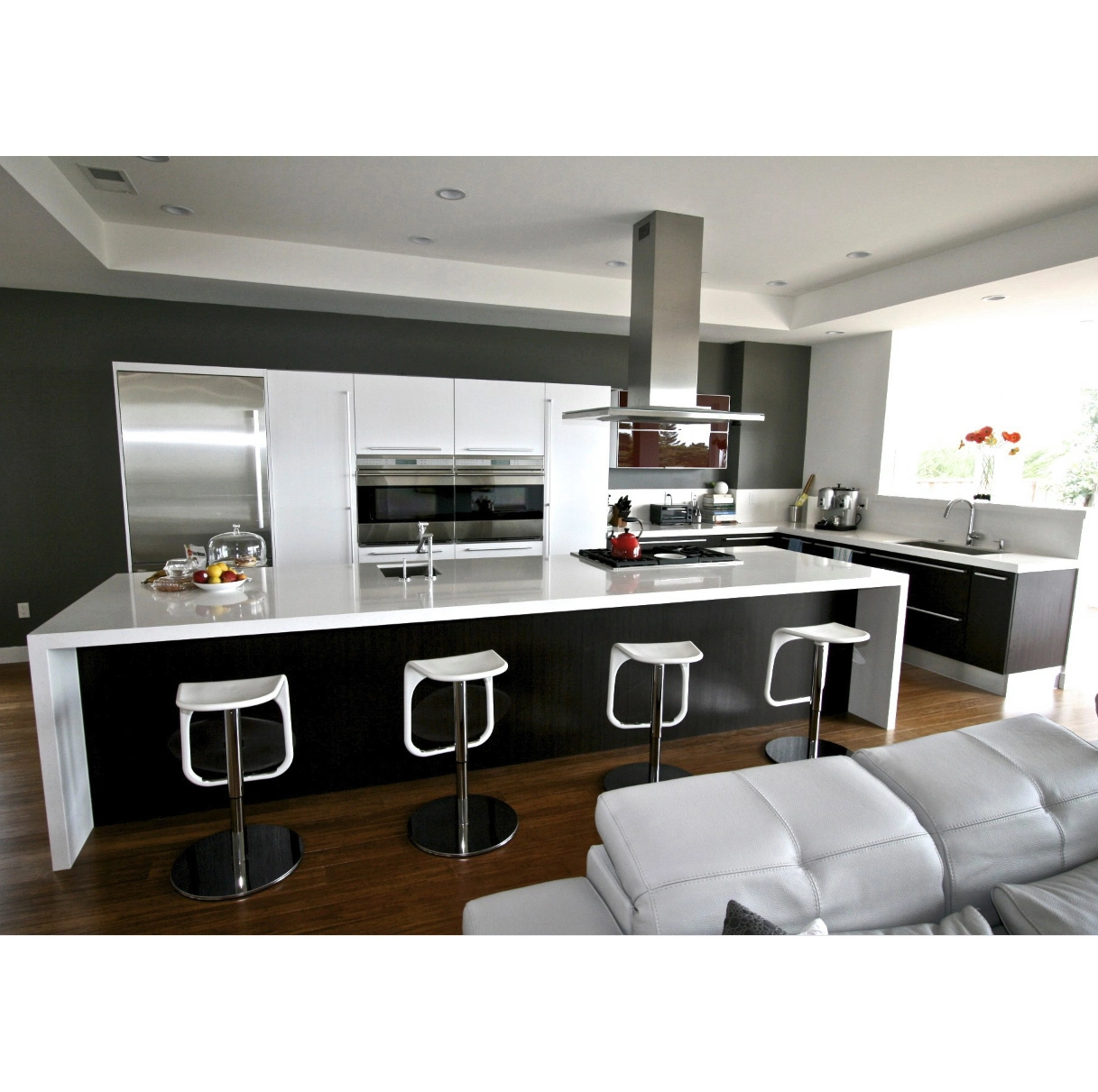 cheap lacquer kitchen cabinet from China 3