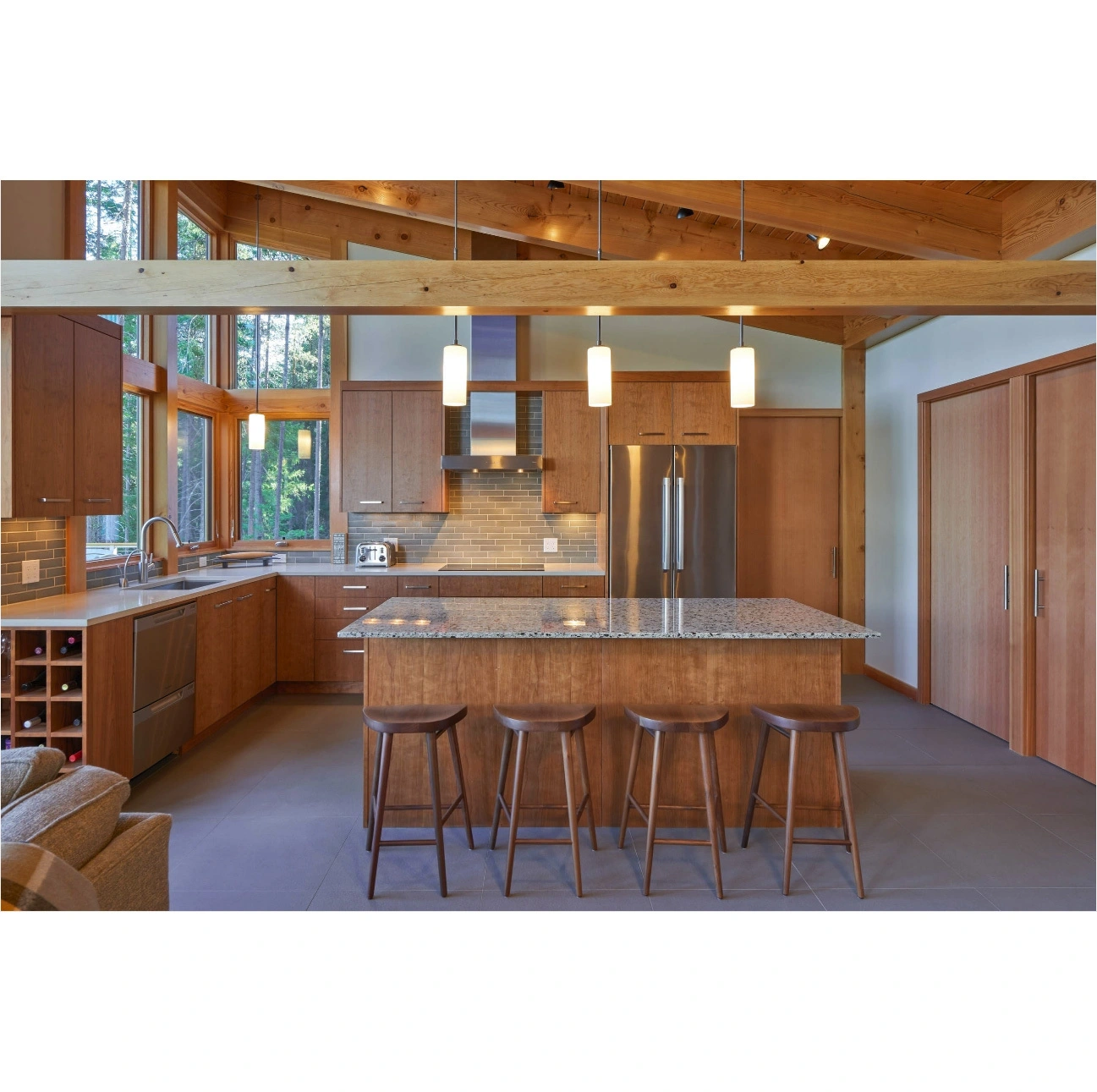AisDecor painting laminate kitchen cabinets exporter 3