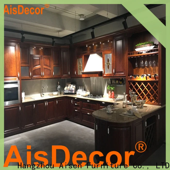 AisDecor best oak wood cabinets one-stop solutions 1