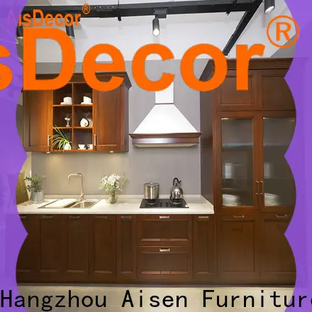 AisDecor custom cherry wood kitchen cabinets supplier 1