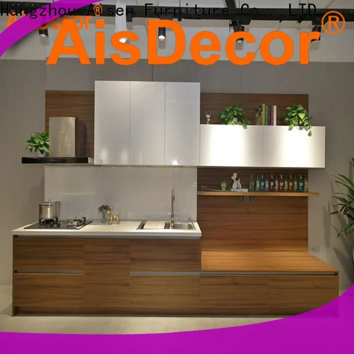 AisDecor custom painting laminate kitchen cabinets wholesale 1