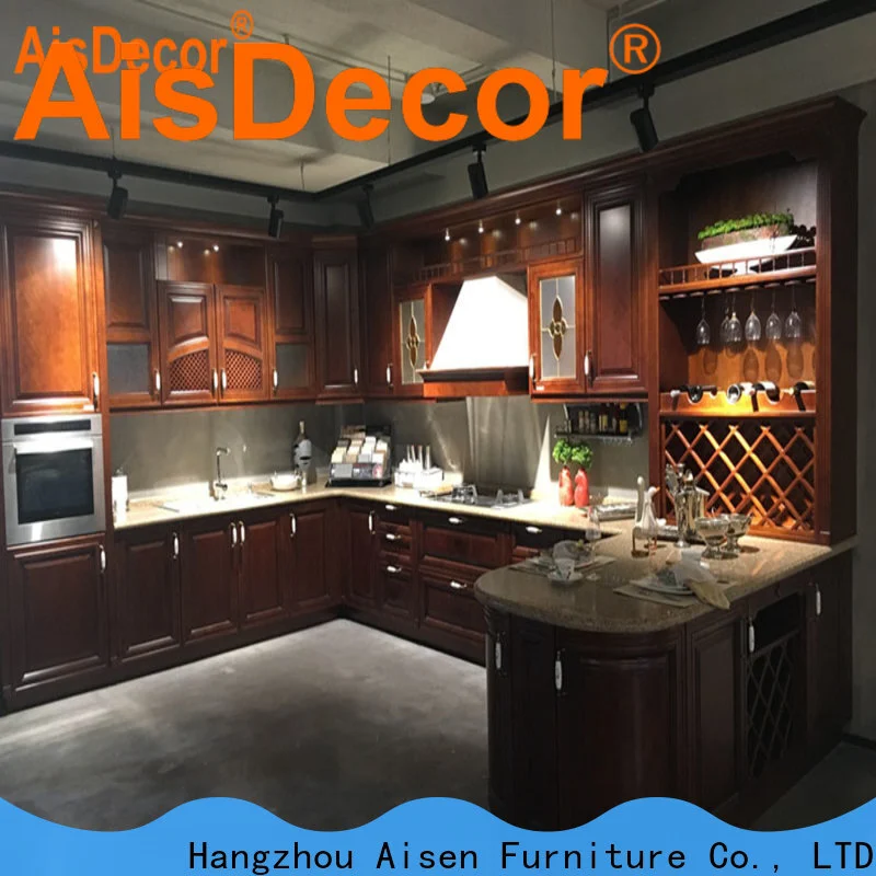 AisDecor cherry wood cabinets wholesale 1