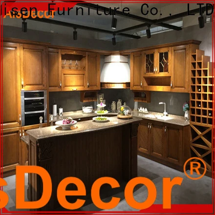 AisDecor top-selling wood and white kitchen cabinets from China 1