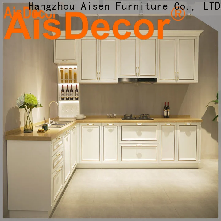 AisDecor cherry kitchen cabinets one-stop services 1