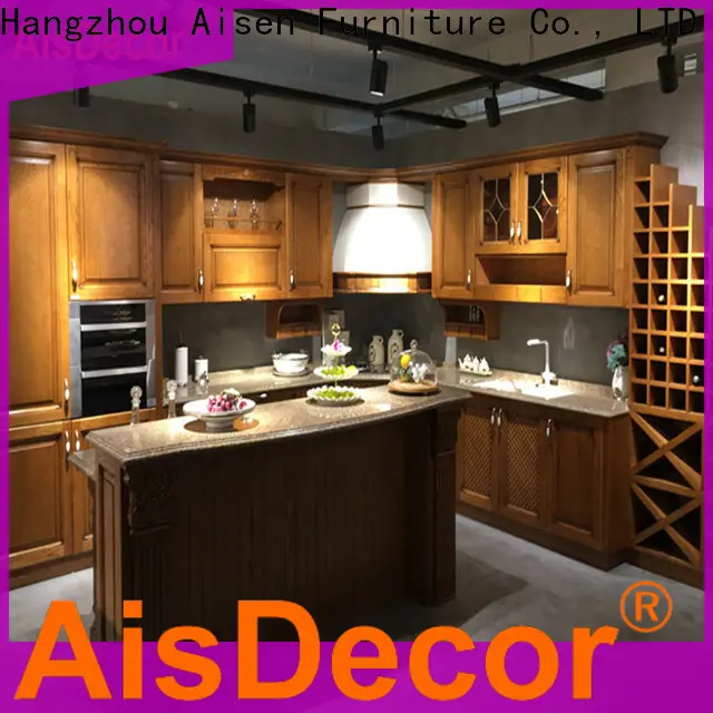 AisDecor professional oak wood cabinets one-stop solutions 1