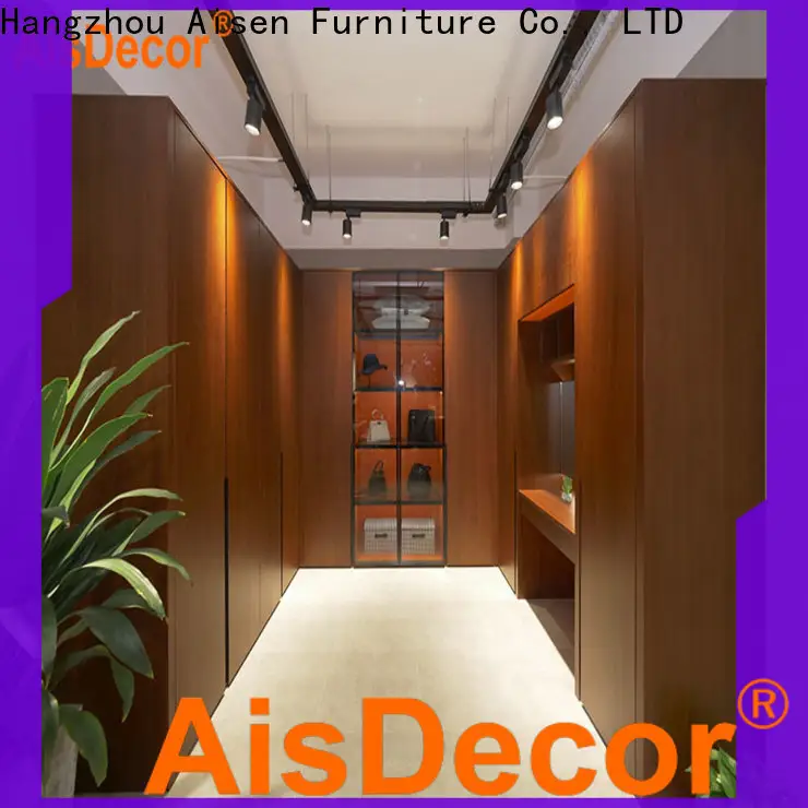 AisDecor professional small walk in wardrobe wholesale 1