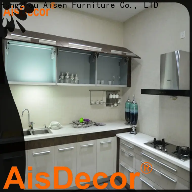 AisDecor cheap laminate kitchen cabinet supplier 1