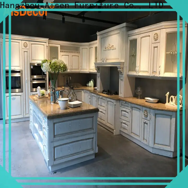 AisDecor solid wood kitchen cabinet exporter 1
