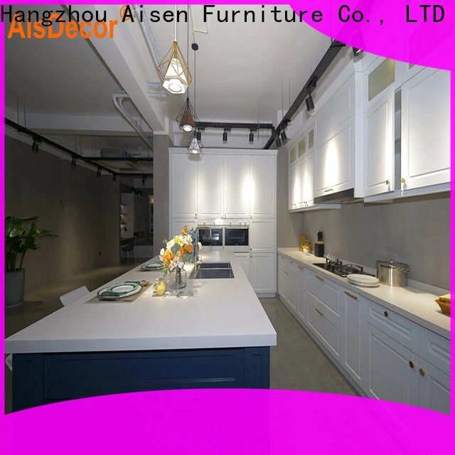 AisDecor professional solid wood kitchen cabinet one-stop services 1