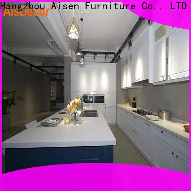 AisDecor professional solid wood kitchen cabinet one-stop services 1