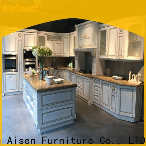 AisDecor new solid wood kitchen cabinet wholesale 1