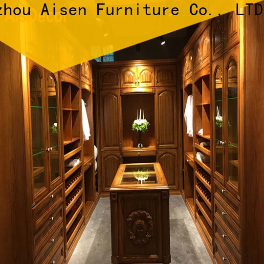 AisDecor corner walk in wardrobe manufacturer 1