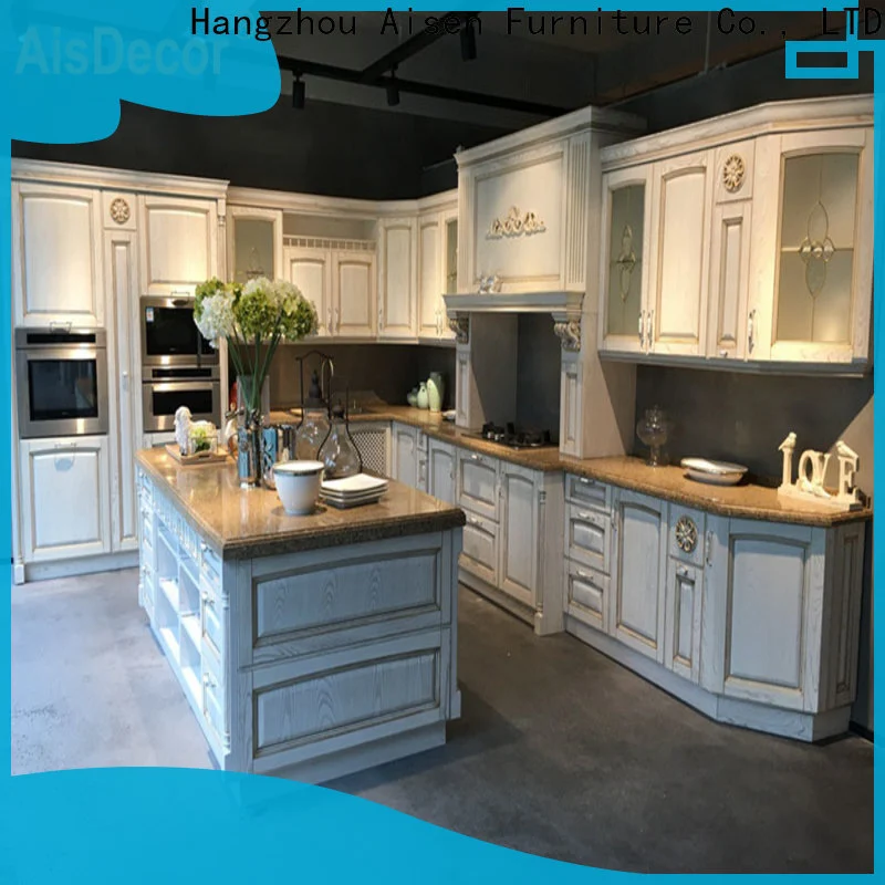 AisDecor professional solid wood kitchen cabinet from China 1