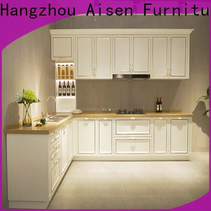 AisDecor reliable cherry wood kitchen cabinets one-stop services 1
