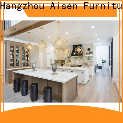 AisDecor wood and white kitchen cabinets overseas trader 1
