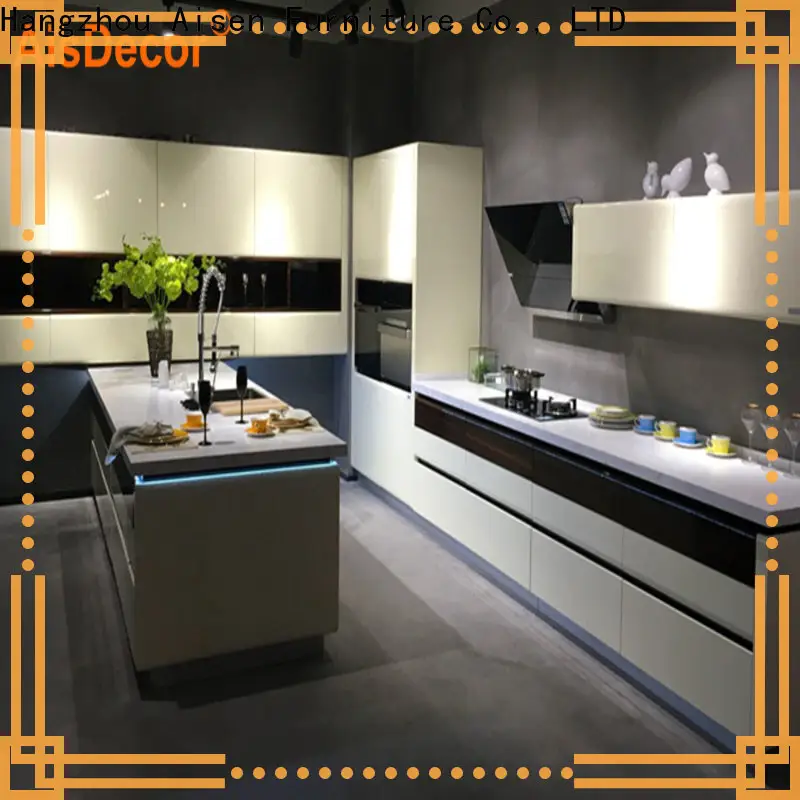 AisDecor lacquer kitchen cabinet overseas trader1 1