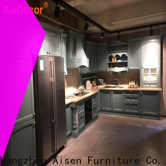 custom solid wood kitchen cabinet from China 1