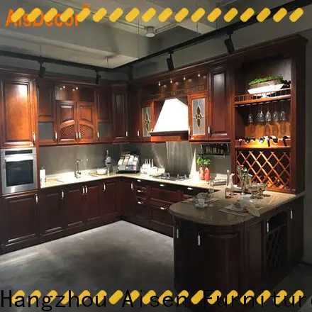 cheap solid wood kitchen cabinet manufacturer 1