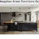 AisDecor cheap white wood kitchen cabinets exporter 1
