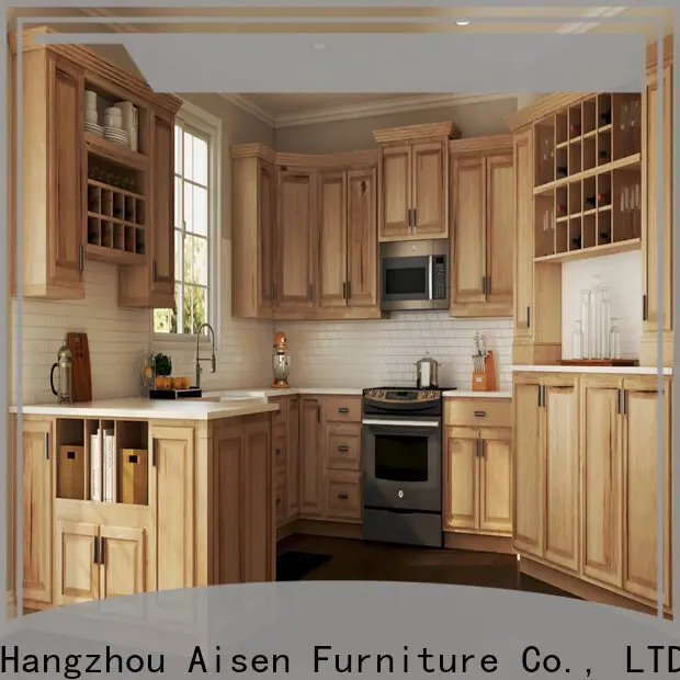 AisDecor top-selling wood and white kitchen cabinets factory 1