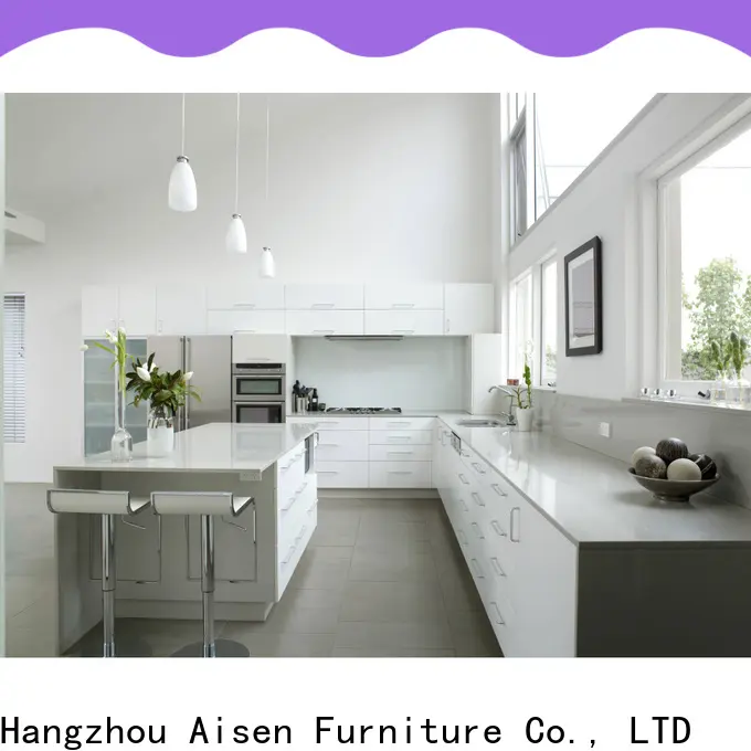 AisDecor gray cabinets kitchen one-stop services 1