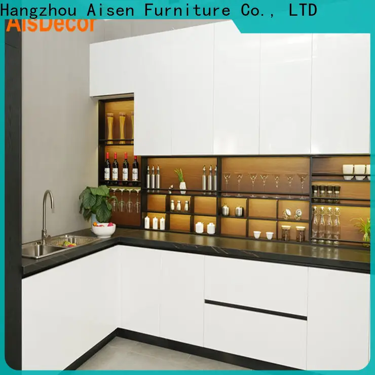 AisDecor custom lacquer kitchen cabinet one-stop services1 1