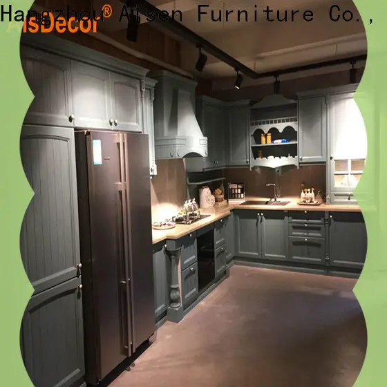 AisDecor cherry wood cabinets factory1 1