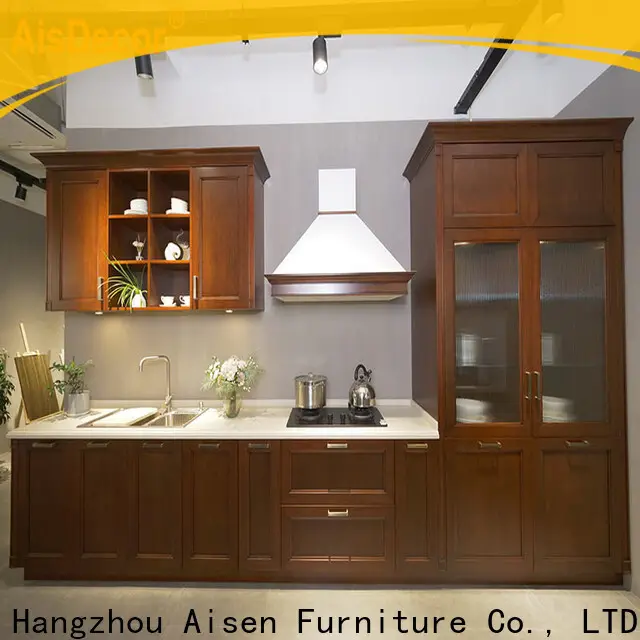 cheap solid wood kitchens factory 1