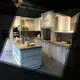 AisDecor cheap white wood kitchen cabinets manufacturer 1