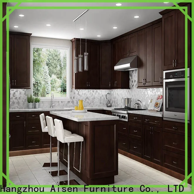 AisDecor custom gray shaker cabinets from China 1