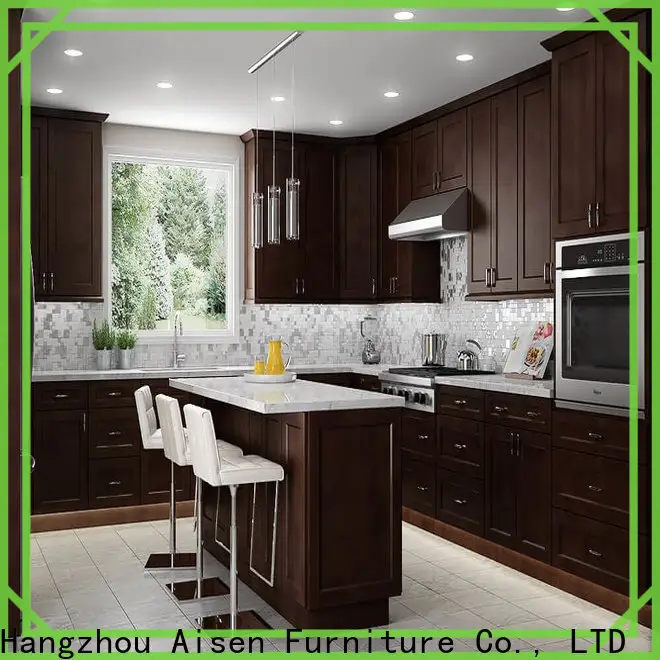 AisDecor custom gray shaker cabinets from China 1