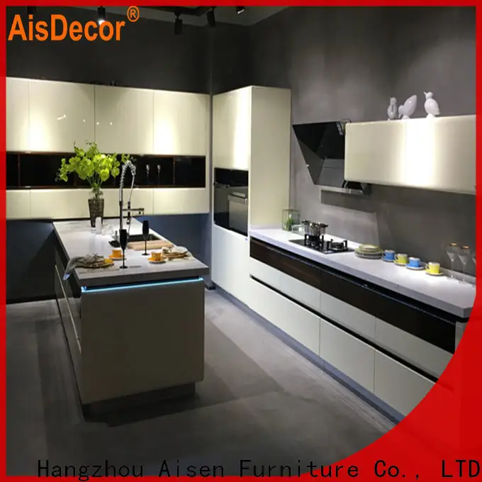 AisDecor gray cabinets kitchen factory 1
