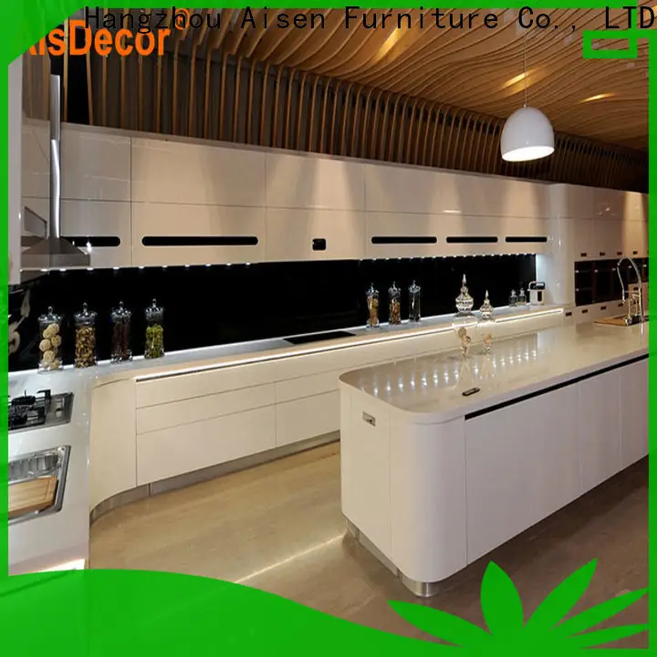 AisDecor custom gray cabinets kitchen manufacturer 1