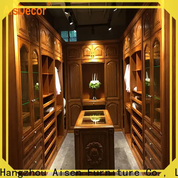 AisDecor walk in shoe closet from China 1