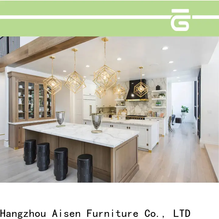AisDecor cheap oak wood cabinets manufacturer 1