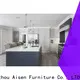 AisDecor reliable dark wood kitchen cabinets factory 1