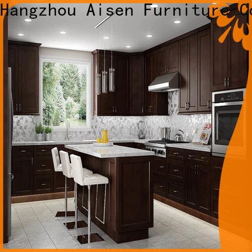 AisDecor black shaker cabinets wholesale 1