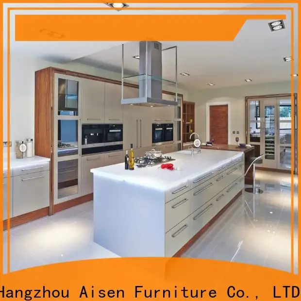 AisDecor custom gray cabinets kitchen from China 1